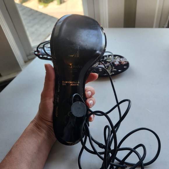 Acne Studios Brisa Sandal in Multi Black size 39 40 BNWOB - Picture 7 of 9